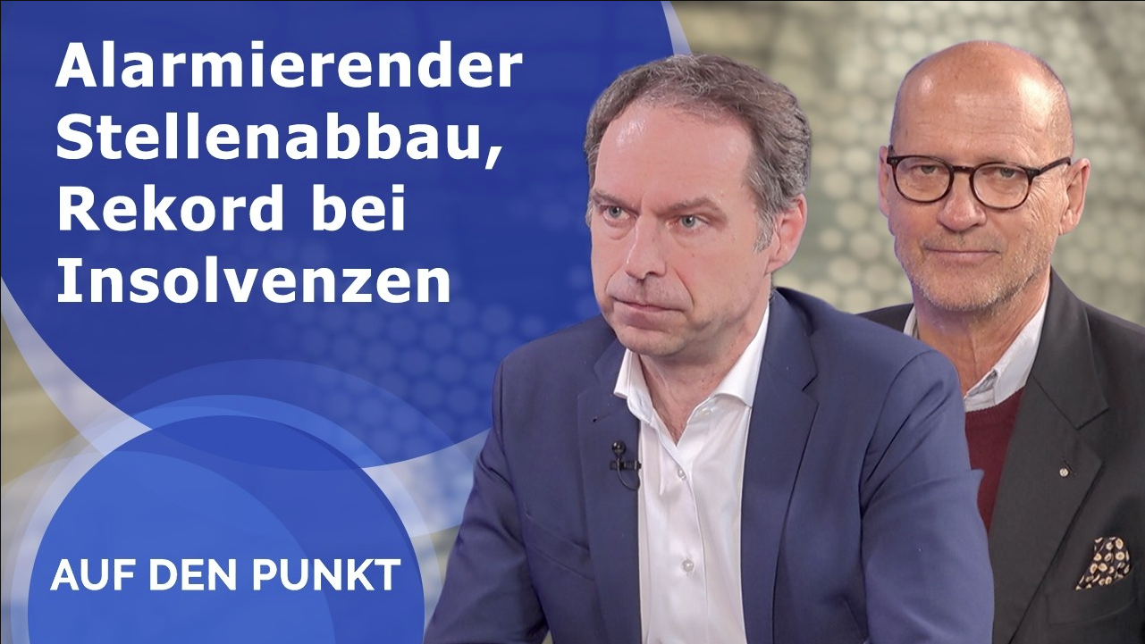 Alarmierender Stellenabbau, Rekord bei Insolvenzen - Auf den Punkt